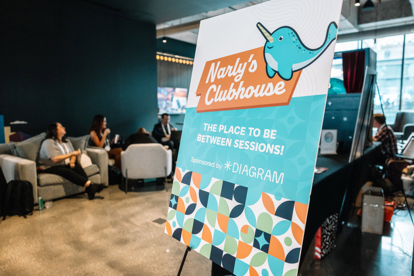 A sign saying "Narly's Clubhouse"